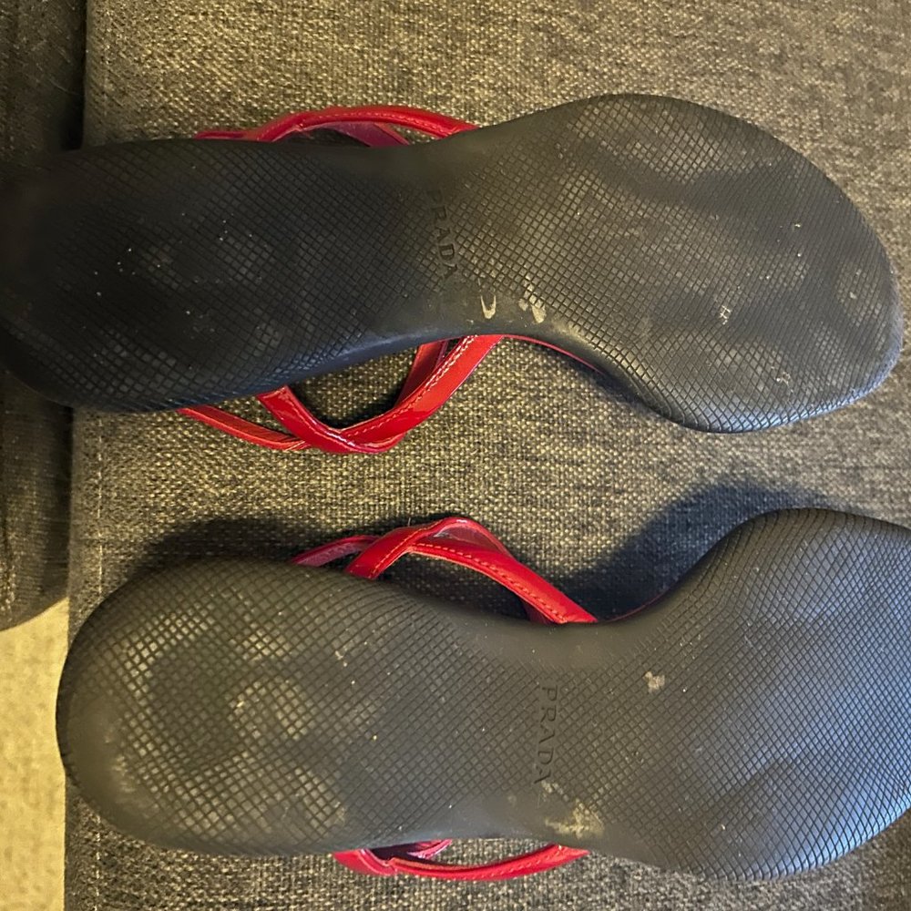 Prada Sandals - Red - Picture 5 of 7